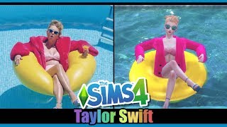 The Sims 4 สร้างซิมส์ Taylor Swift  You Need To Calm Down  3ชุด3outfis CC LINKS [upl. by Eesdnyl]