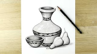 new drawing 2023  easy drawing  still life drawing  drawing  pencil drawing [upl. by Dede]