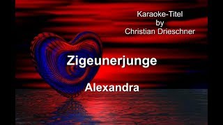 Zigeunerjunge  Alexandra  Karaoke [upl. by Aitsirk]