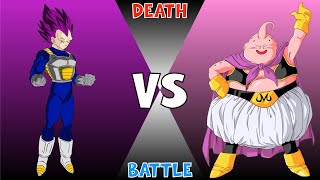 Ultra Ego Vegeta vs Majin Buu  Death Battle [upl. by Annoiek]