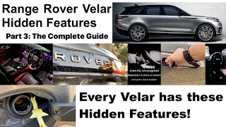 Range Rover Velar Hidden Features  Part 3 The Complete Guide [upl. by Shaff363]