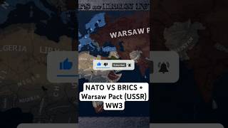 NATO vs BRICS  Warsaw Pact  HOI4 WW3 Timelapse [upl. by Karry]