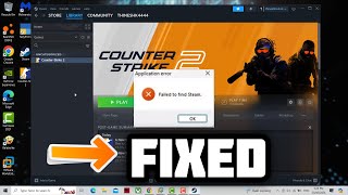 How to fix quotFailed to find Steamquot error quick fix  2024 [upl. by Alak]