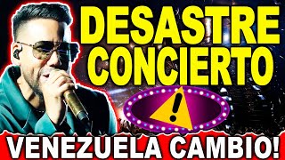 DESASTRE TOTAL CONCIERTO DE ROMEO SANTOS PA QUE SIGAN VENEZUELA CAMBIO [upl. by Kendy]