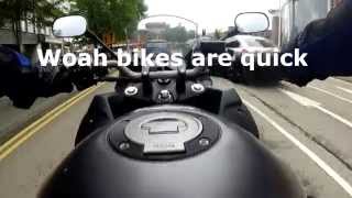 Yamaha XJ6 Diversion F 2013 Test Ride GoPro Hero 3 [upl. by Anuahsed]