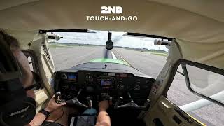 Erics First Solo in a Cessna 150 [upl. by Enailuj424]