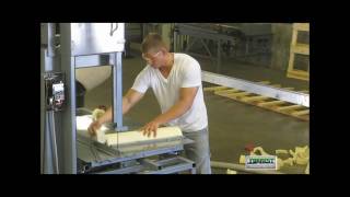 Insulation Fitting Saw Demo  Mitered Elbows  Forrest Manufacturing [upl. by Sorenson920]