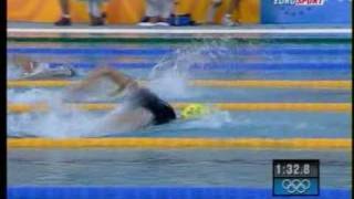 Final 200m Michael Phelps vs Ian Thorpe Olympic Games Olimpiadas [upl. by Srednas]