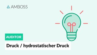 Physik Teil 1  Grundlagen des Drucks und hydrostatischer Druck  AMBOSS Auditor [upl. by Legir476]