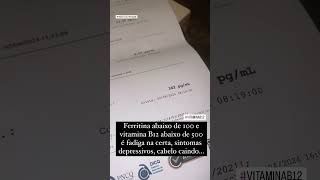 Ferritina baixa fadiga e queda de cabelo quedadecabelo ferritina exameslaboratoriais [upl. by Eppesuig378]