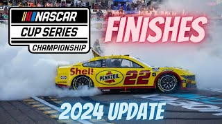 NASCAR Championship 4 Finishes 2024 Update [upl. by Otipaga]