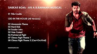 Sarkar BGMs  CEO IN THE HOUSE BGM All Versions  An ARRahman Musical [upl. by Adnuahsar]