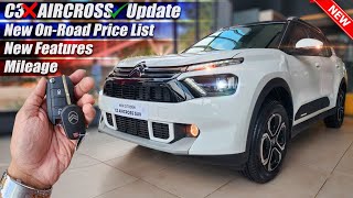 2024 Citroen Aircross 7 Seater Updated New Features On Road Price List Mileage [upl. by Won]