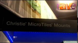 DSE 2013 Premier Mounts Showcases MTM330 Wall Mount for Christie MicroTiles [upl. by Hadik742]