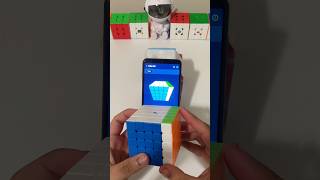 App Solving 5x5 Rubik’s cube 😺😎 rubikscube shorts [upl. by Querida929]