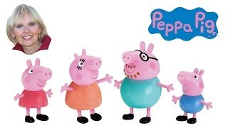 ♥♥ Peppa Pig amp Family Figurines [upl. by Hoes653]