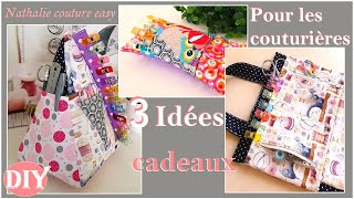 3 idées cadeaux pour les couturières DIY couture by Nathalie couture easy [upl. by Alphonse]