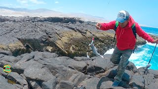 INCREÍBLE EN DONDE PESCAMOS  Pesca con SEÑUELO en el Mar [upl. by Sinylg]