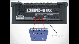 FS6 Pedal Footswitch homemade  DIY voucher for 3 for Roland Cube 80x [upl. by Aiduan]