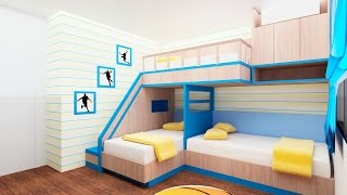 30 Bunk Bed Idea for Modern Bedroom  Room Ideas [upl. by Ahsikyw]