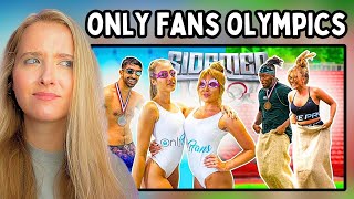 Reaction to SIDEMEN vs ONLYFANS OLYMPICS [upl. by Ettenowtna]