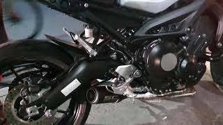 Yamaha XSR 900 2020 with SC Project CRT 61mm sound check [upl. by Aiuhsoj]