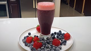 JUGO DE BLUEBERRY🫐ARÁNDANOS Y FRESAS🍓 JUGO NUTRITIVO Y SALUDABLE [upl. by Seymour]