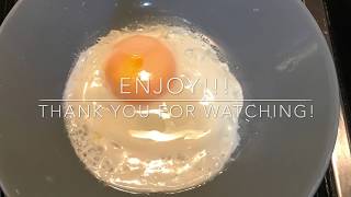 EASY Sunny Side Up Egg in Microwave [upl. by Haydon783]