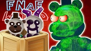 DanTDM FNAF World 5  VIRTUAFREDDY amp THE PAPERPALS The Diamond Minecart [upl. by Alyakcm]