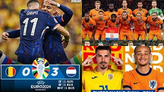 Netherlands vs Romania  Euro 2024 Last16 Highlights amp Analysis [upl. by Faubion]