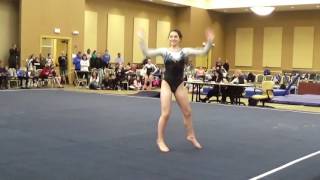 Delanie Harkness Twistars L10 Floor  2017 JPAC Midwest Showdown [upl. by Nylevol95]