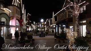 Maasmechelen Village Outlet Shopping Belgium  Discover the Ultimate Shopping Experience 4K [upl. by Niall]