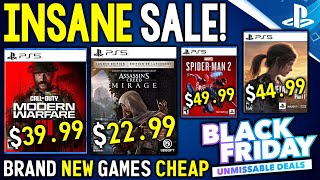 INSANE NEW BLACK FRIDAY SALE BRAND NEW 2023 PS5PS4 GAMES CHEAPER [upl. by Nosemyaj]