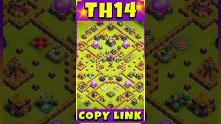 AFTER UPDATE🔥 BEST TH14 WAR BASE  TH14 WAR BASE WITH COPY LINK  TH14 CWL BASE 2024 clashofclans [upl. by Savvas]