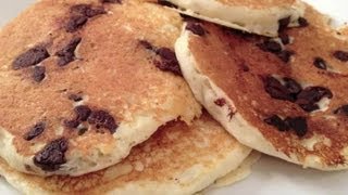 How to Make the Perfect Chocolate Chip Pancake  Pancake Breakfast [upl. by Menell]