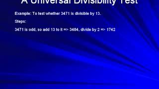 A Universal Divisibility Test [upl. by Duntson510]