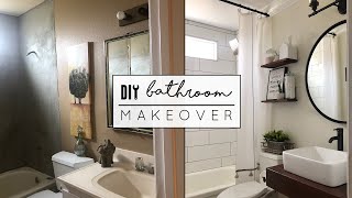 DIY Small Bathroom Makeover [upl. by Celina]