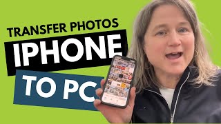 Copy Photos from iPhone to PC  Get Your Photos Off Your Phone [upl. by Luigino]