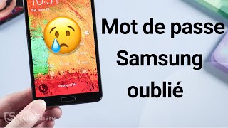 Code verrouillage Samsung oublié comment le déverrouiller [upl. by Ennairak]