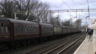 60019 Bittern The Palatine 27032010 Manchester stestepney [upl. by Ahsaele603]