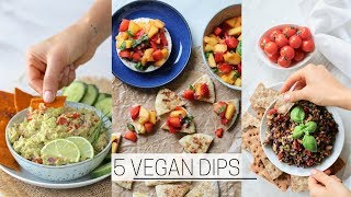 QUICK VEGAN DIPS » healthy  easy [upl. by Alieka486]