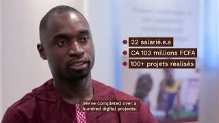 Paroles dentrepreneurs  Moïse Ouédraogo JoFé Digital au Burkina Faso [upl. by Vernor]