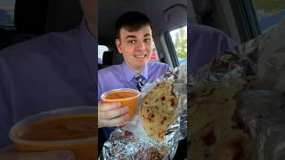 Trying Indian Food For The First Time  Butter Chicken  Garlic Naan  Chicken Tikka Masala shorts [upl. by Norat643]