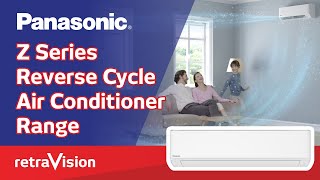 Panasonic Z Series Reverse Cycle Air Conditioner Range [upl. by Anauqat553]