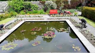 Dunvegan Castle Gardens planting time lapse [upl. by Ivey124]