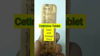 Cetrizine tablet  Best AntiAllergic medicine  AntiHisamine medicine  shorts saurabhgyanear [upl. by Aliak331]