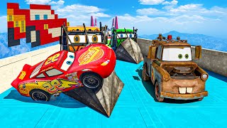 CARA A CARA INCREIBLE TODOS LOS COCHES DE CARS  GTA 5 ONLINE [upl. by Adniral]