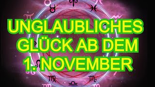 Diese Sternzeichen werden ab dem 1 November eine Glückssträhne haben [upl. by Alfonse]