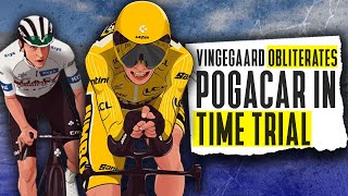 How Jonas Vingegaard DESTROYED Tadej Pogačar in Tour de France 2023 [upl. by Elizabet]