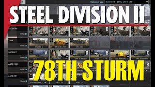 78TH STURM Steel Division 2 Battlegroup BETA Preview 4 [upl. by Yra]